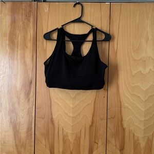 Black Women's Sports Bra